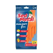 Guantes Latex Dualsoft Flex Grandes Sed Metal 1U