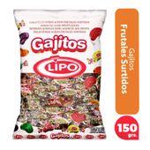 Caramelos Gajos Frutales Lipo 120 gr