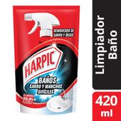 Limpiador de Baño Liquido Harpic Doy Pack 420 ml