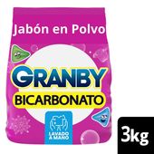 Jabon en Polvo Lavado a Mano Rosas Granby 3 kg
