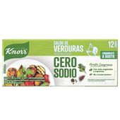Caldo de Verdura S/Sal Knorr 96 gr 12U