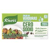 Caldo de Verdura S/Sal Knorr 48 gr 6U