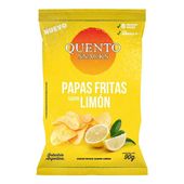 Papa Fritas sabor Limon  Quento 82 gr