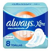 Toallita Femeninas Xtra Doble Proteccion Suave Always 8U