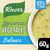 Sopa Crema Vegetales Balance Knorr 60 gr