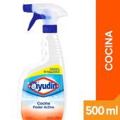 Limpiador de Cocina Poder Activo Ayudin Gatillo 500 cc