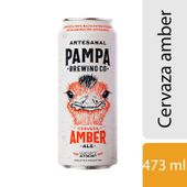 Cerveza Amber Ale Pampa Brewing 473 cc