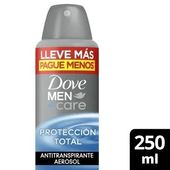 Desodorante Antitranspirante Proteccion Total Men Care Dove 250 ml