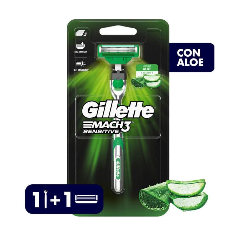Maquinita-de-Afeitar-Cartucho-Sensitive-Gillette-Mach3-1U-1-13843