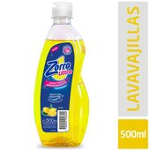 Lavavajilla Ultra Limon con Glicerina Zorro 500 cc