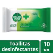 espadol dettol toallas antibact*10unid