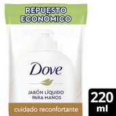 Jabon Liquido para Manos Cuidado Reconfortante Dove 220 ml