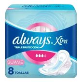 Protectores Diarios Suaves Xtra Always 8U