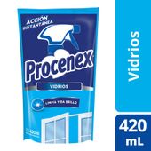 Limpiador Liquido Vidrios Procenex Doy Pack 420 cc