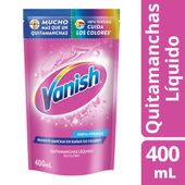 Quitamanchas Liquido Pink Vanish Doy Pack 400 ml