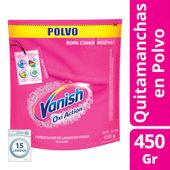 Quitamanchas en Polvo Pink Vanish Doy Pack 450 gr