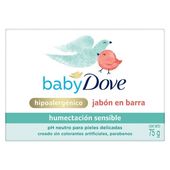 Jabon Hipoalargenico Hidratacion Sensible Baby Dove 75 gr