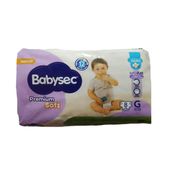 Pañales Premium Soft Babysec G 8U