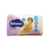 Pañales Premium Soft Babysec M 8U