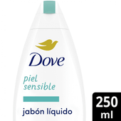 Jabon Liquido Piel Sensible Dove 250 ml