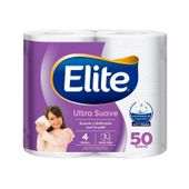Papel Higienico Ultra Doble Hoja con Algodon Elite 4U 50 mt
