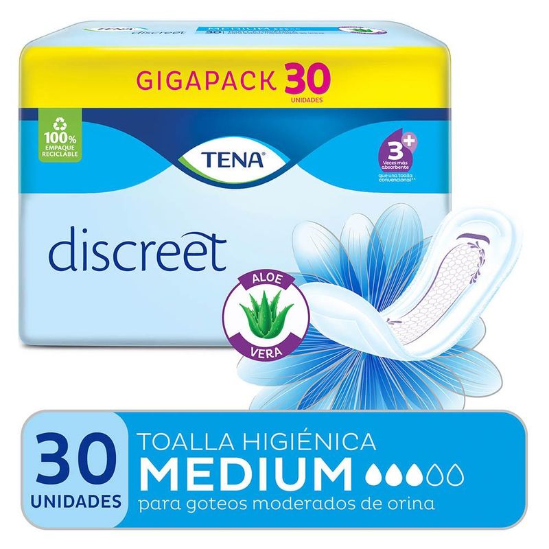 Toallitas-Discreet-Medianas-sin-Alas-Tena-30-un-1-15282