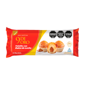 Mini Muffins Vainilla con Dulce de Leche 9 de Oro 195 gr