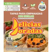 Tapa Empanadas con Semillas Bajo Sodio Veganas Delicias Doradas 330 gr