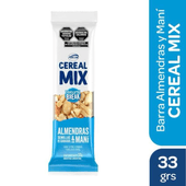 Barrita de Cereal Almendra y Mani Cereal Mix 33 gr