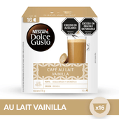 Cafe en Capsulas Aulait Vainilla Nescafe Dolce Gusto 176 gr 16cap