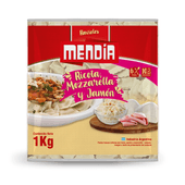 Ravioles Ricotta Jamon Y Muzzarella Mendia 1 Kg