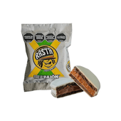 Alfajor de Chocolate Blanco Rasta 70 gr