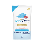 Jabon Liquido Hidratacion Enriquecida Dove Baby 180 ml repuesto