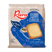 Tostada de Mesa Clasica 0% Trans Riera 200 gr