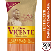 Fideos Fettuccini Zapallo y Zanahoria Don Vicente 500 gr