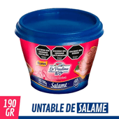 Queso Untable saborizado Salame La Paulina 190 gr