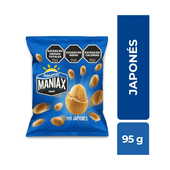Mani tipo Japones Salado Maniax Pehuamar 95 gr