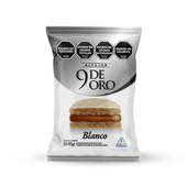 Alfajor Chocolate Blanco relleno DDL 9 de Oro 45 gr