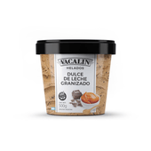 Helado Dulce de Leche Granizado Vacalin 500 gr