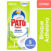 Bloque Adhesivo para Inodoro Citrus Pato 24 gr
