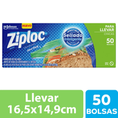 Bolsas para Llevar Chicas Ziploc 50U