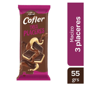 Chocolate Tres Placeres Cofler 55 gr