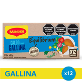 Caldo de Gallina Menos Sodio Maggi 114 gr 12U