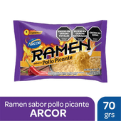 Ramen sabor Pollo Picante Arcor 70 gr