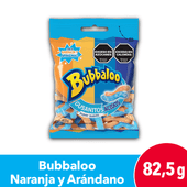 Gomitas Naranja y Arandano Bubbaloo 82,5 gr