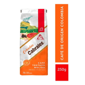 Cafe Molido Tostado Colombia Cabrales 250 gr