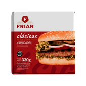 Hamburguesa Clasica Friar 320 gr 4U