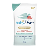 Jabon Liquido Hidratacion Sensible Dove Baby 180 ml repuesto