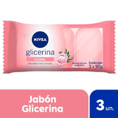 Jabon de Tocador Glicerina Orquideas Nivea 90 gr 3 un