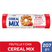 Galletita Avena Frutilla Cereal Mix 207 gr
